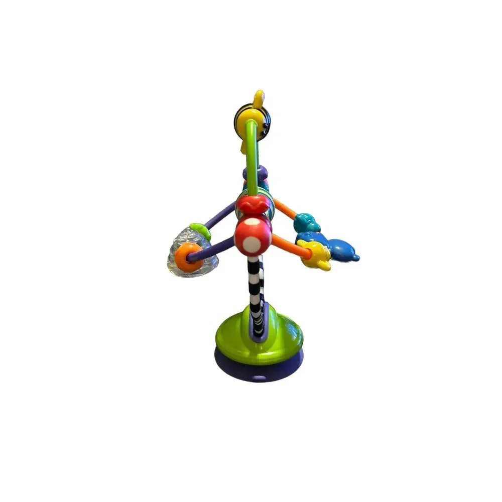 Nuby Silly Spinwheel Toy with Suction Base - Interactive High Chair Toy
